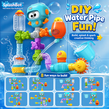 Load image into Gallery viewer, SplashBot™ - Kids Water Pipe Building Kit