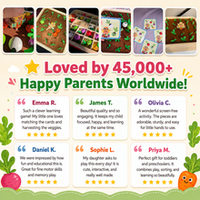 Load image into Gallery viewer, GardenGrab™ - Handmade Harvest Kids Learning Game