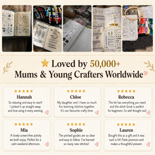 Load image into Gallery viewer, StitchTales™ — Embroidery Book for Mums & Kids