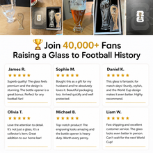Load image into Gallery viewer, Official FIFA World Cup 2026 Pilsner Beer Glass & Trophy Bottle Opener