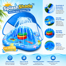 Load image into Gallery viewer, SplashShade™ - Inflatable Baby Sprinkler Pad