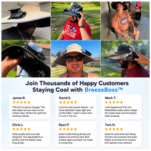Load image into Gallery viewer, BreezeBoss™ - Solar Sun Hat