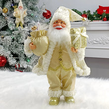 Load image into Gallery viewer, Merry & Bright Santa Doll – Festive Fun Décor