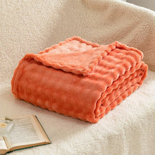 Load image into Gallery viewer, Textured Plush Fleece Throw Blanket