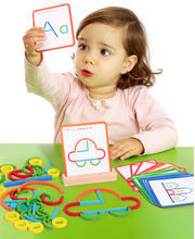 Load image into Gallery viewer, Build&Beyond™️- Montessori Sticks & Rings Set