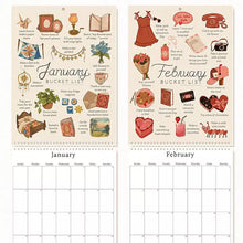 Load image into Gallery viewer, 2025 Calendar : A Bucket List Journey