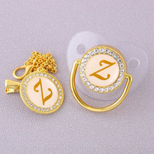 Load image into Gallery viewer, CrystalBling™️ - Personalised Baby Pacifier & Clip