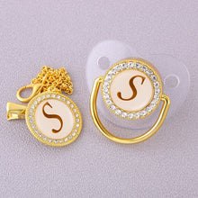 Load image into Gallery viewer, CrystalBling™️ - Personalised Baby Pacifier & Clip