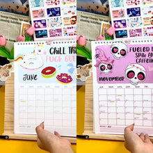 Load image into Gallery viewer, 2026 Here We F**king Go Again Calendar
