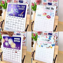 Load image into Gallery viewer, 2026 Here We F**king Go Again Calendar
