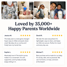 Load image into Gallery viewer, TravelTots™️ - Inflatable Baby Seat with built in air pump
