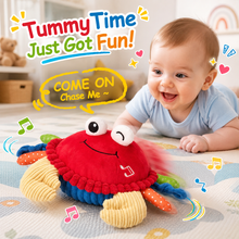 Load image into Gallery viewer, CrawlyCrab™ — Tummy Time Just Got Fun
