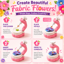 Load image into Gallery viewer, PetalPop™ - Kids Fabric Flower Craft Kit
