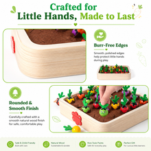 Load image into Gallery viewer, GardenGrab™ - Handmade Harvest Kids Learning Game
