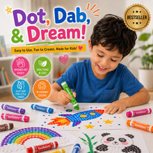 Load image into Gallery viewer, DoodleDots™ – Kids Dot Marker Art Set
