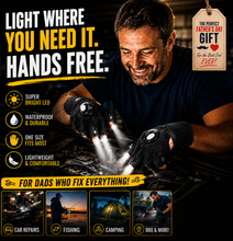 Load image into Gallery viewer, HandyBeam™ - Flashlight Gloves
