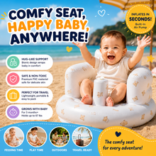 Load image into Gallery viewer, TravelTots™️ - Inflatable Baby Seat with built in air pump
