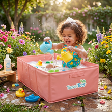 Load image into Gallery viewer, TravelTots™️ - Foldable Portable Baby Bath Tub

