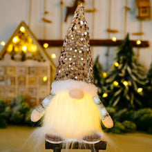 Load image into Gallery viewer, Glowing Gnome Christmas Doll
