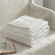 Load image into Gallery viewer, Textured Plush Fleece Throw Blanket

