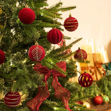 Load image into Gallery viewer, Luxurious Velvet Christmas Bauble Set
