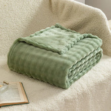 Load image into Gallery viewer, Textured Plush Fleece Throw Blanket
