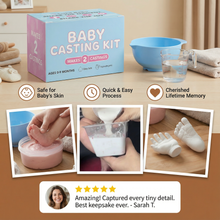 Load image into Gallery viewer, TinyTreasures™ - Baby Hand &amp; Footprint Keepsake Kit
